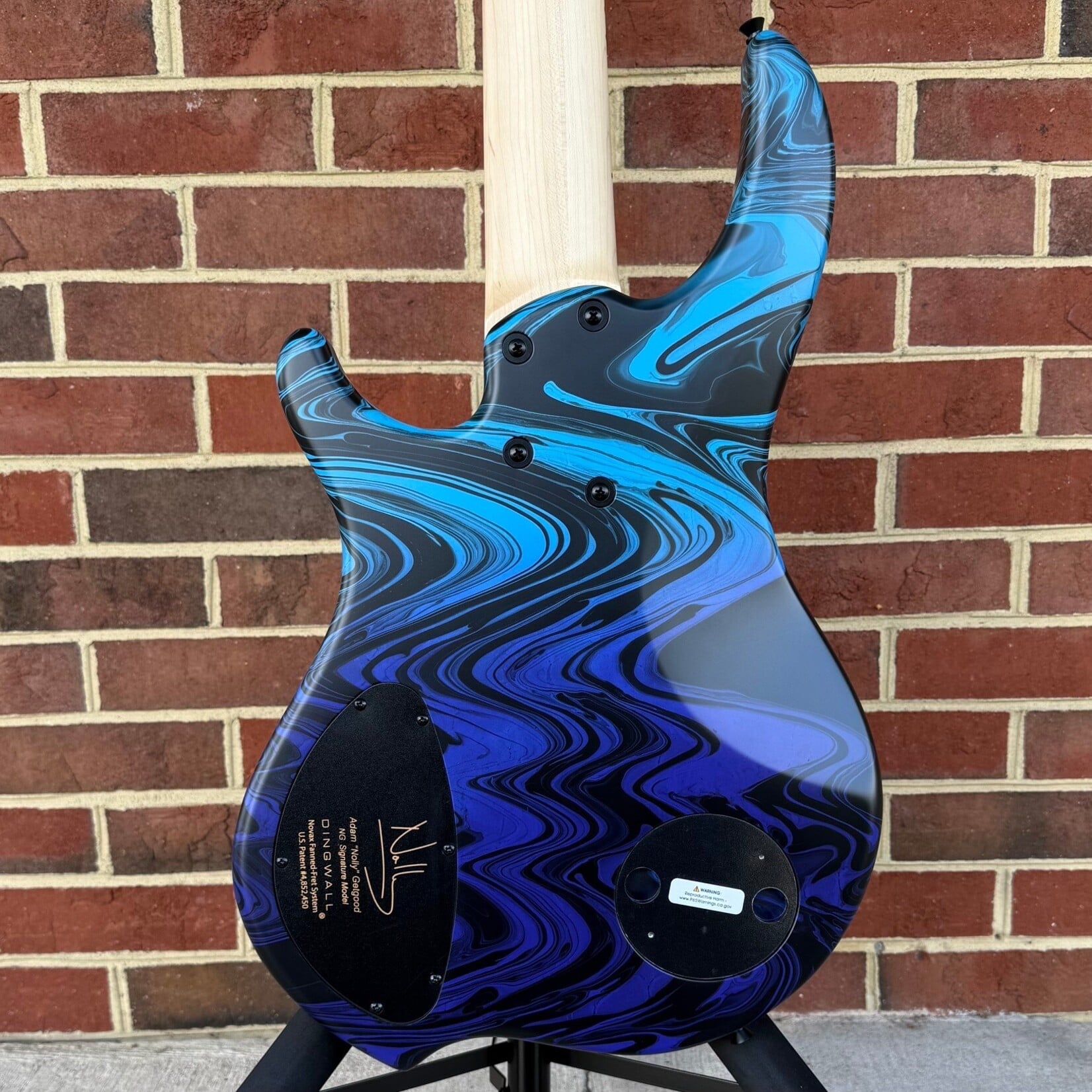 Dingwall Dingwall NG3 5-String, Purple-Blue Fade Swirl, Limited Edition - 1 of 100 Worldwide, Maple Fretboard, Matching Headstock, Dingwall Minimalist Bridge, Dingwall Gig Bag, SN# 21743