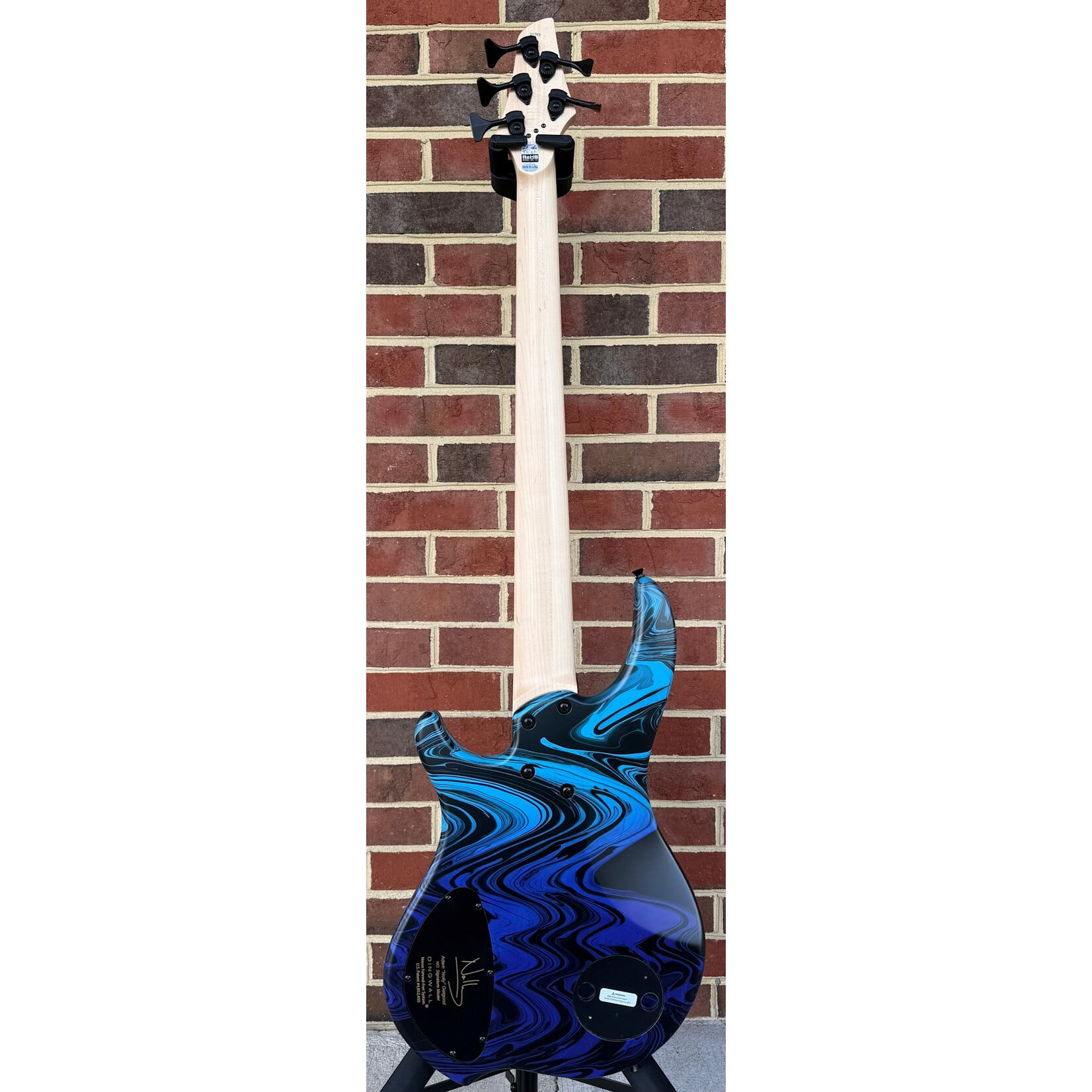 Dingwall Dingwall NG3 5-String, Purple-Blue Fade Swirl, Limited Edition - 1 of 100 Worldwide, Maple Fretboard, Matching Headstock, Dingwall Minimalist Bridge, Dingwall Gig Bag, SN# 21743