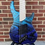Dingwall Dingwall NG3 5-String, Purple-Blue Fade Swirl, Limited Edition - 1 of 100 Worldwide, Maple Fretboard, Matching Headstock, Dingwall Minimalist Bridge, Dingwall Gig Bag, SN# 21795