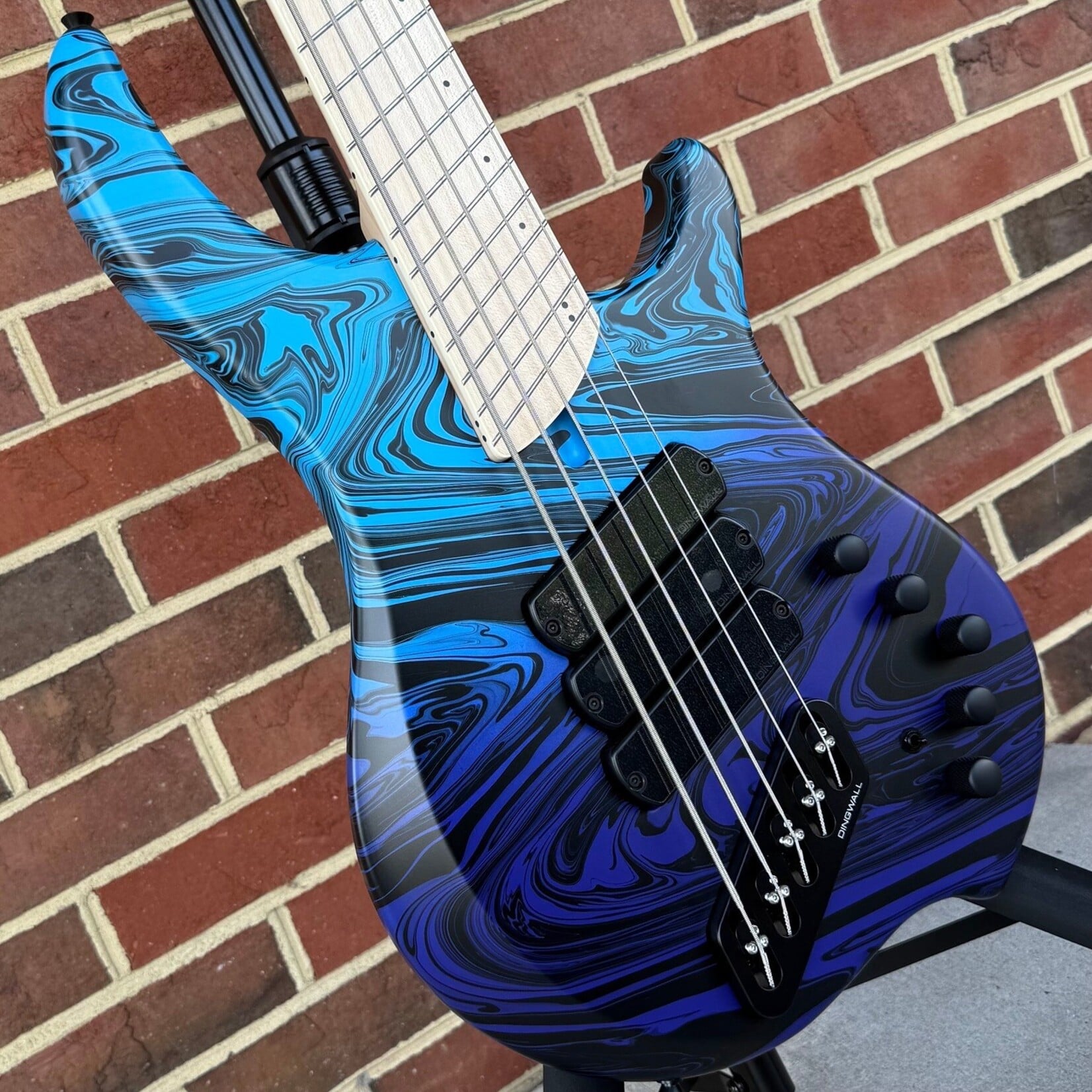 Dingwall Dingwall NG3 5-String, Purple-Blue Fade Swirl, Limited Edition - 1 of 100 Worldwide, Maple Fretboard, Matching Headstock, Dingwall Minimalist Bridge, Dingwall Gig Bag, SN# 21795