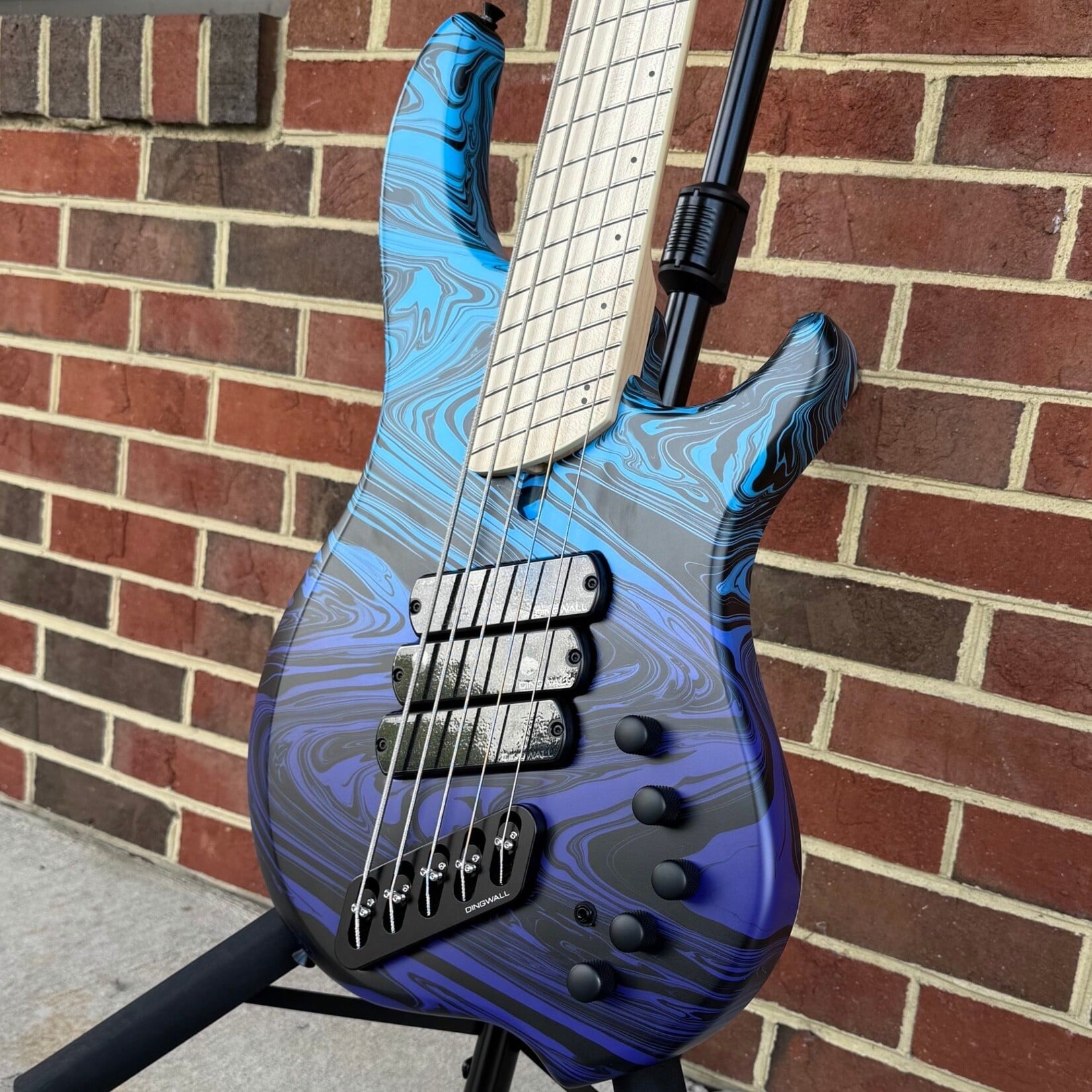 Dingwall Dingwall NG3 5-String, Purple-Blue Fade Swirl, Limited Edition - 1 of 100 Worldwide, Maple Fretboard, Matching Headstock, Dingwall Minimalist Bridge, Dingwall Gig Bag, SN# 21795