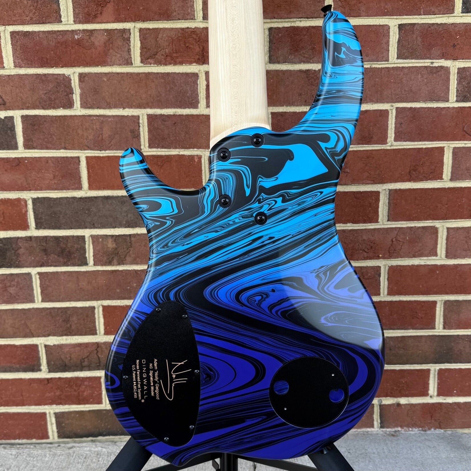 Dingwall Dingwall NG3 5-String, Purple-Blue Fade Swirl, Limited Edition - 1 of 100 Worldwide, Maple Fretboard, Matching Headstock, Dingwall Minimalist Bridge, Dingwall Gig Bag, SN# 21795