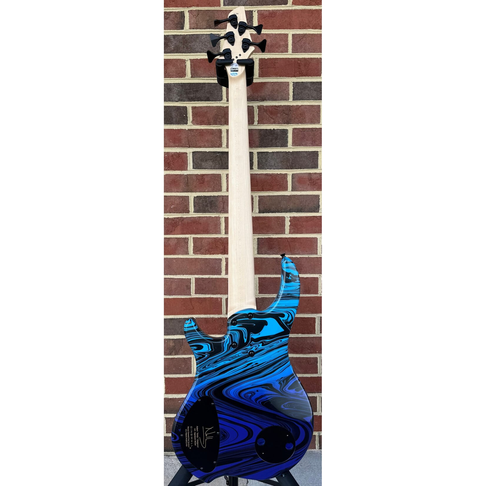 Dingwall Dingwall NG3 5-String, Purple-Blue Fade Swirl, Limited Edition - 1 of 100 Worldwide, Maple Fretboard, Matching Headstock, Dingwall Minimalist Bridge, Dingwall Gig Bag, SN# 21795