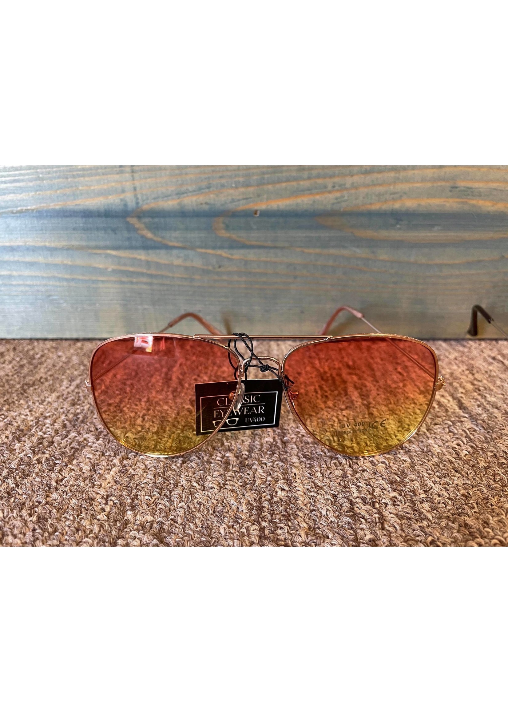 Gradient Aviator Sunglasses