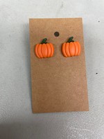Pumpkin Resin Studs