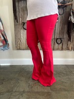 Red Flare Jeans