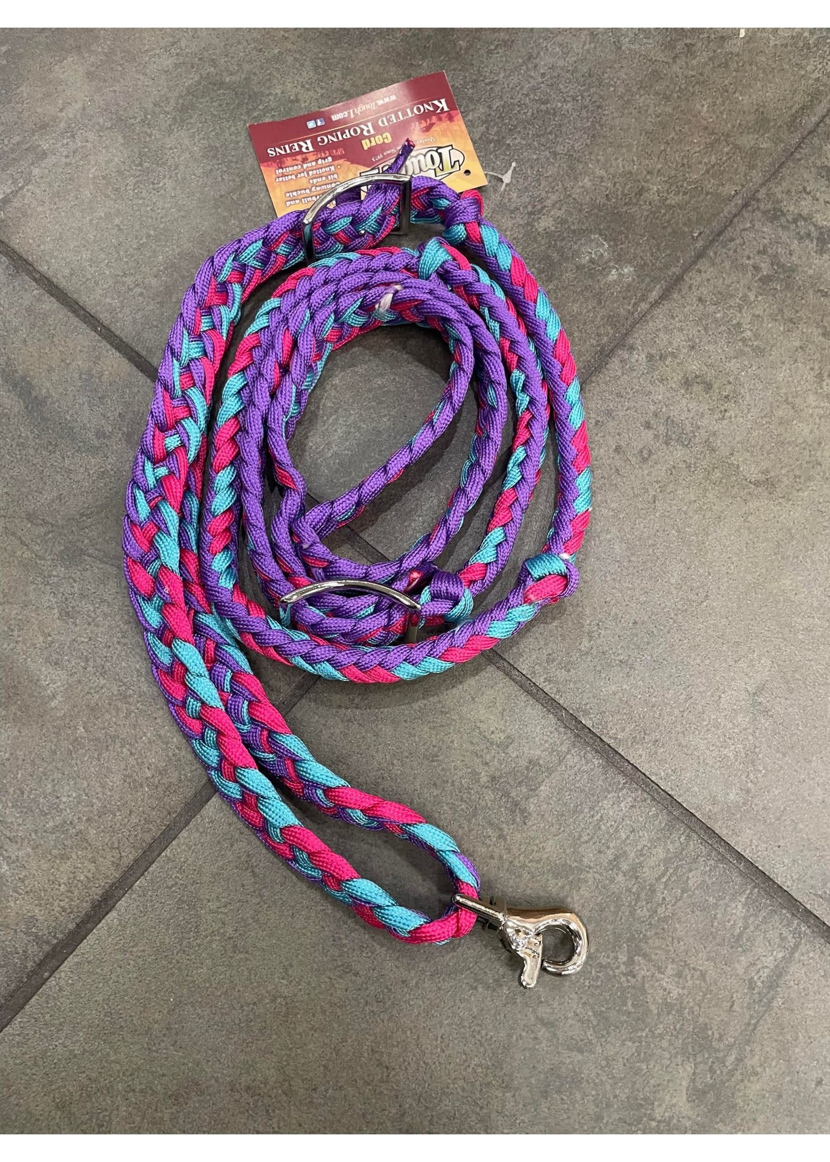 Knotted Barrel/Roping Reins w/ Snap