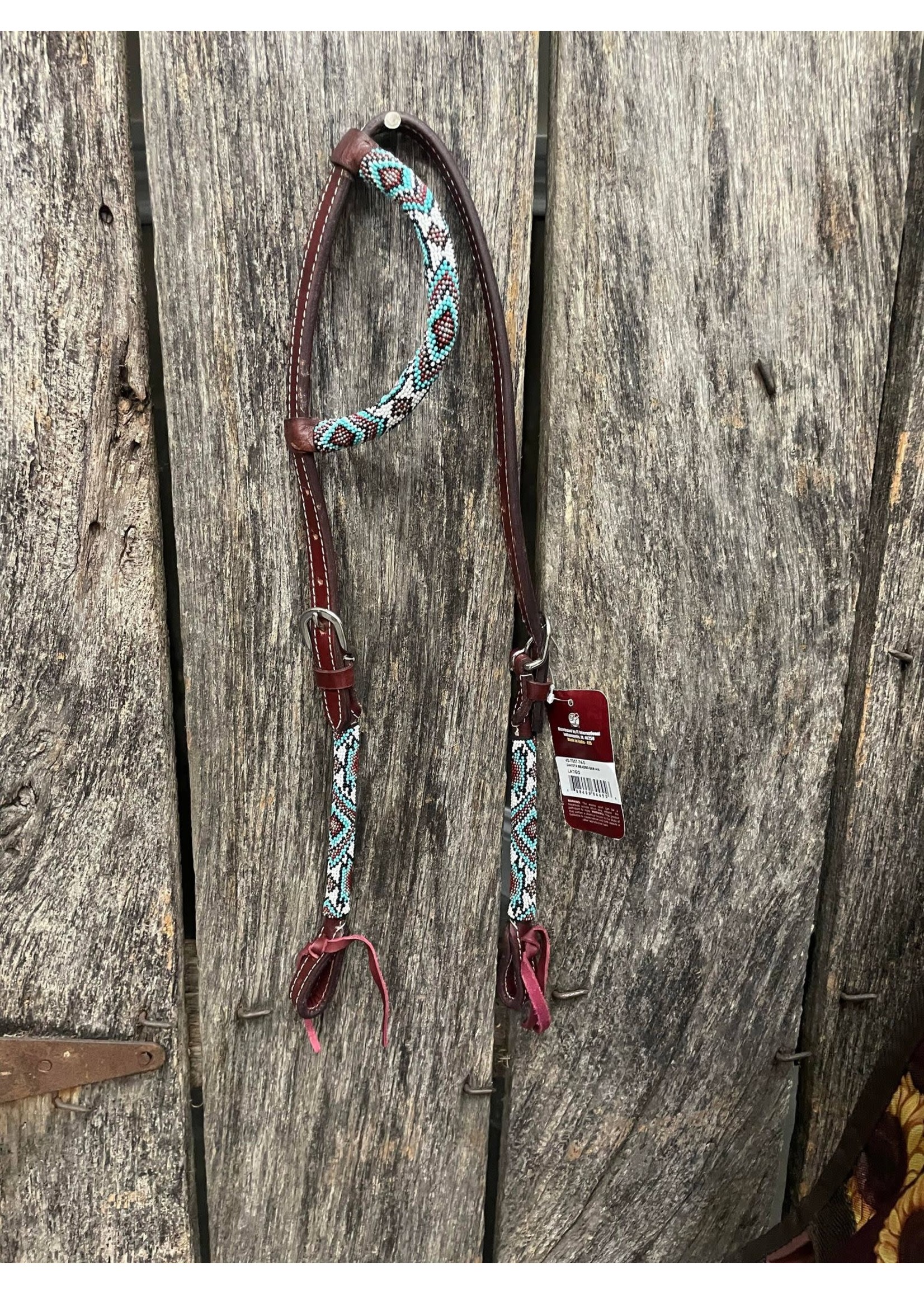 Tough 1 Beaded One Ear Headstall