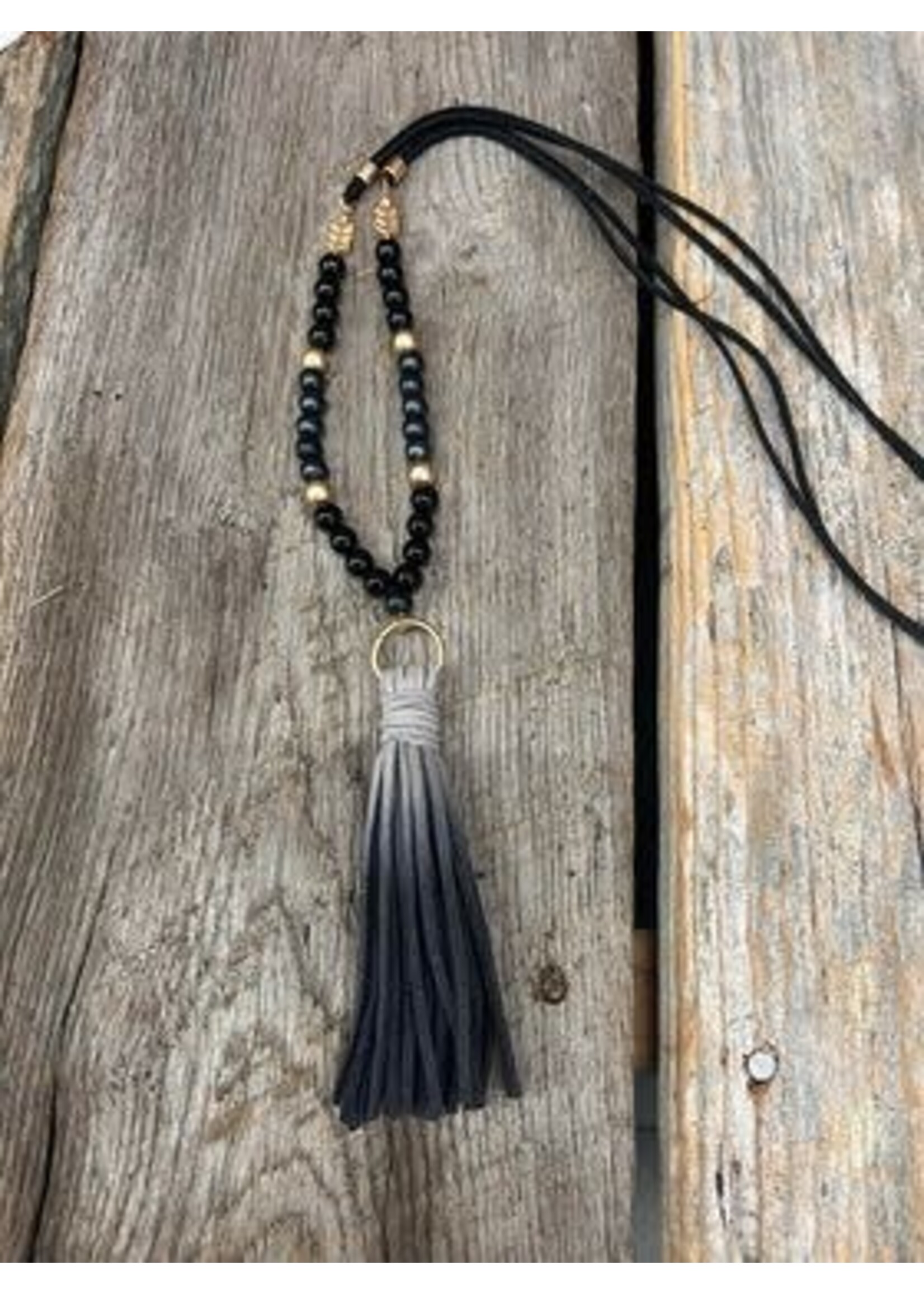 Asst. Leather Beaded Necklaces