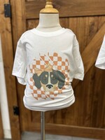 Girls Smokey Checkerboard Tee