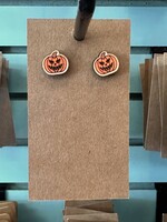 Jack O Lantern Studs