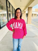 Hot Pink Mama Ribbed Sweater