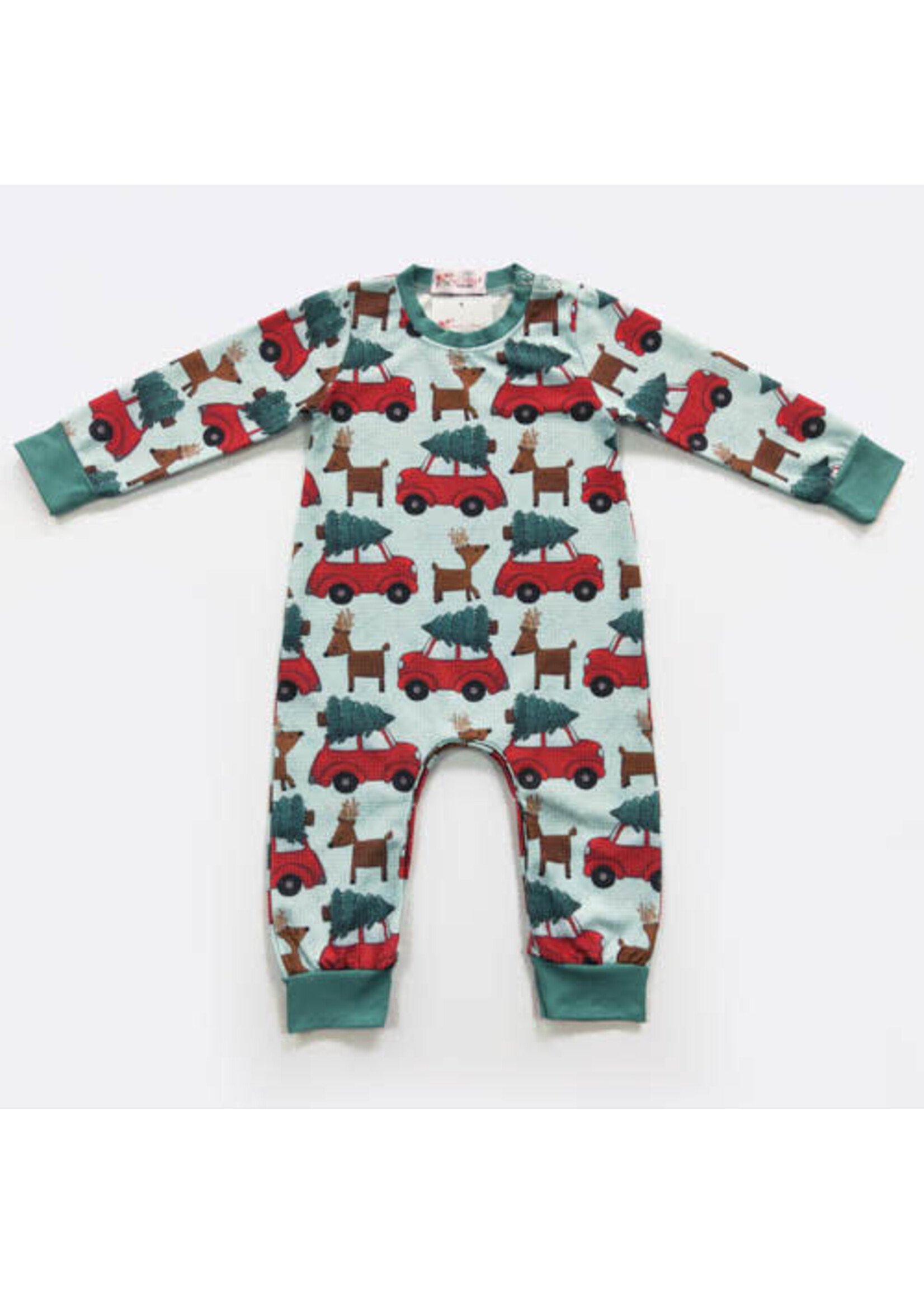Clover Cottage Tree Traditions Boy Romper