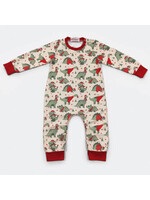 Clover Cottage Dino Christmas Boy Romper