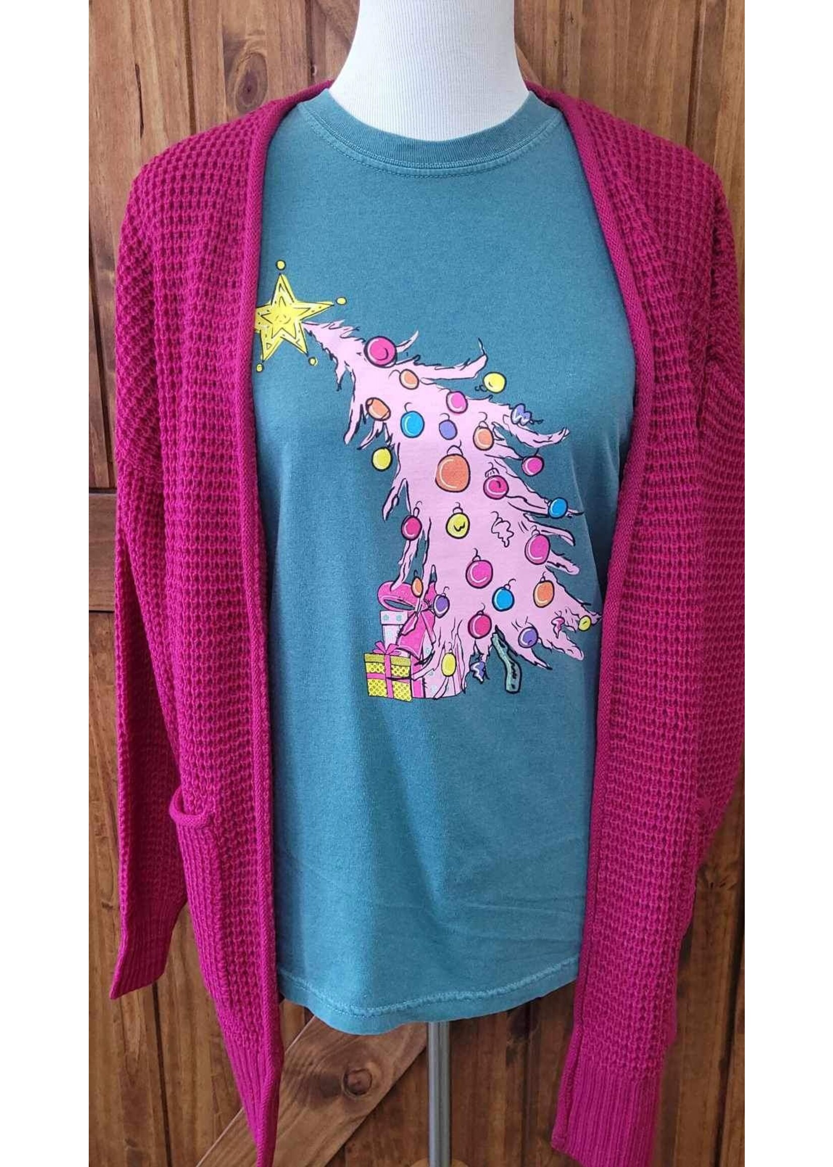 Pastel Christmas Tree Tee