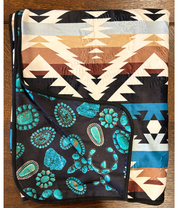 Squashed In San Antonio Blanket Trixie's Boutique