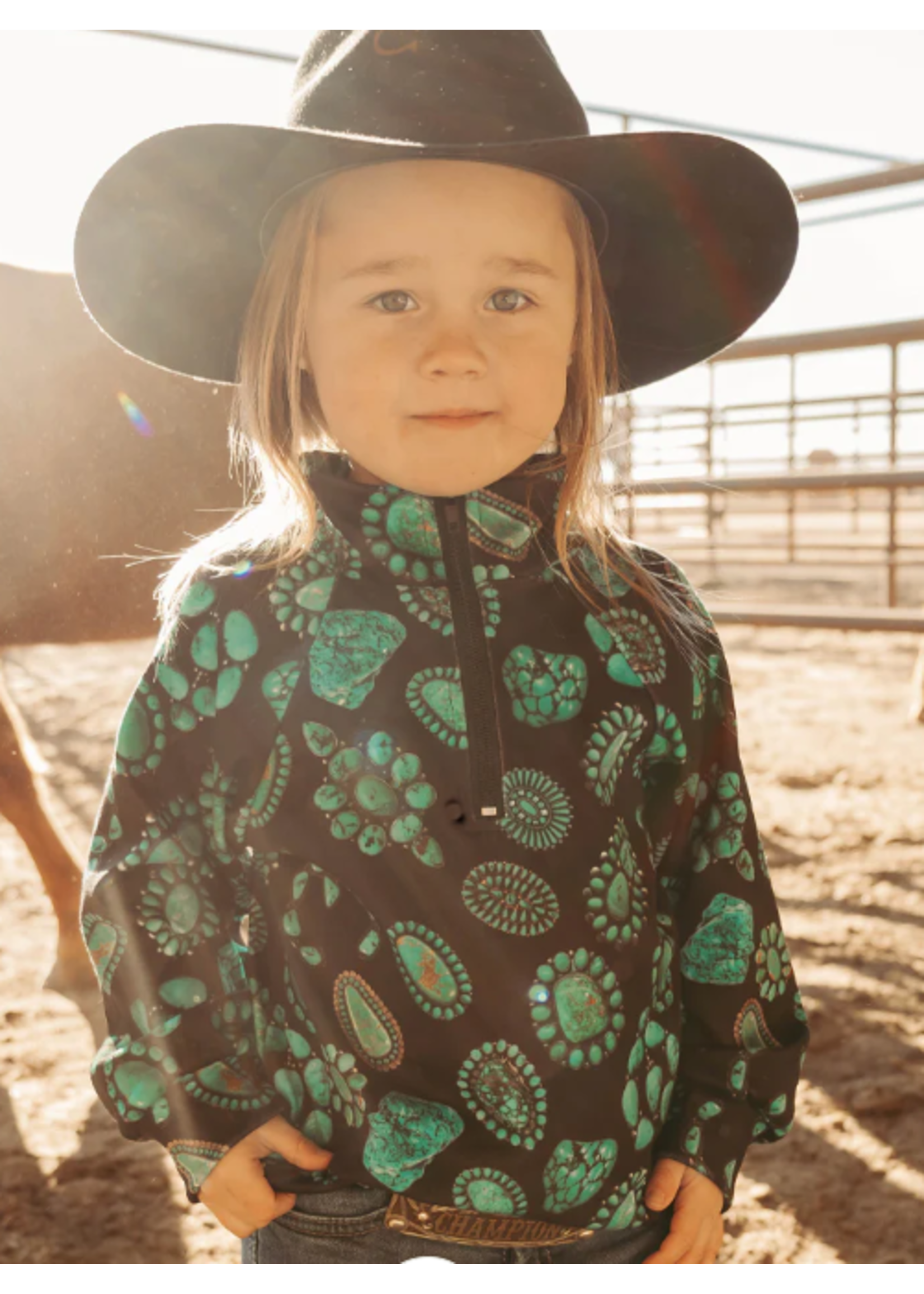 sterling kreek Kids Navajo Blossom Pullover