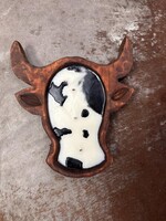 Steer Cowprint Candle XL