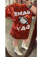 Why Dress Game Day Football Sequin Dress