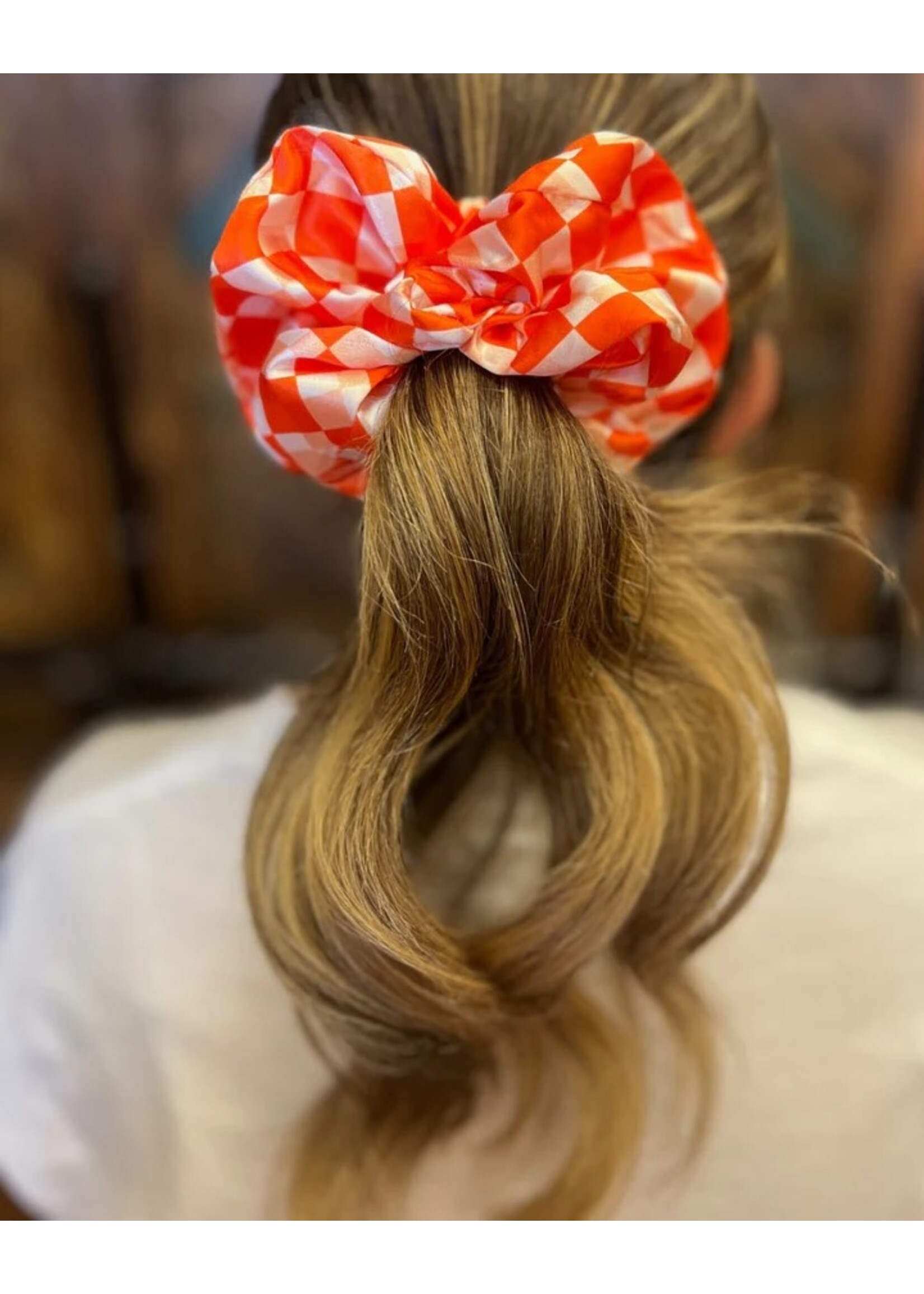 sterling kreek Orange Pep Rally Scrunchie