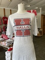 Ash Grey Red Halls H Tshirt