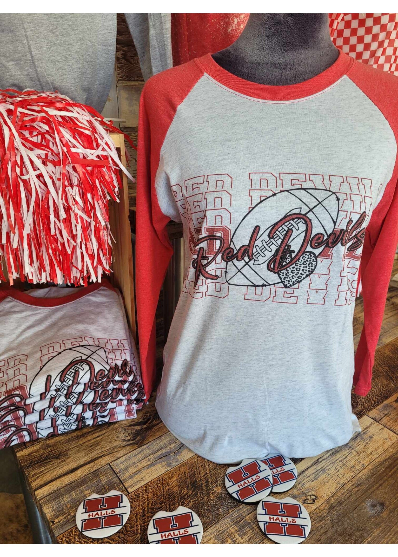 Red Devils Baseball Tee
