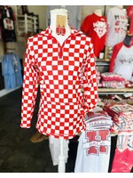 Sterling kreek Red Checkered Pep Rally Pullover