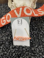EJ Clay Co TN Orange State Necklace