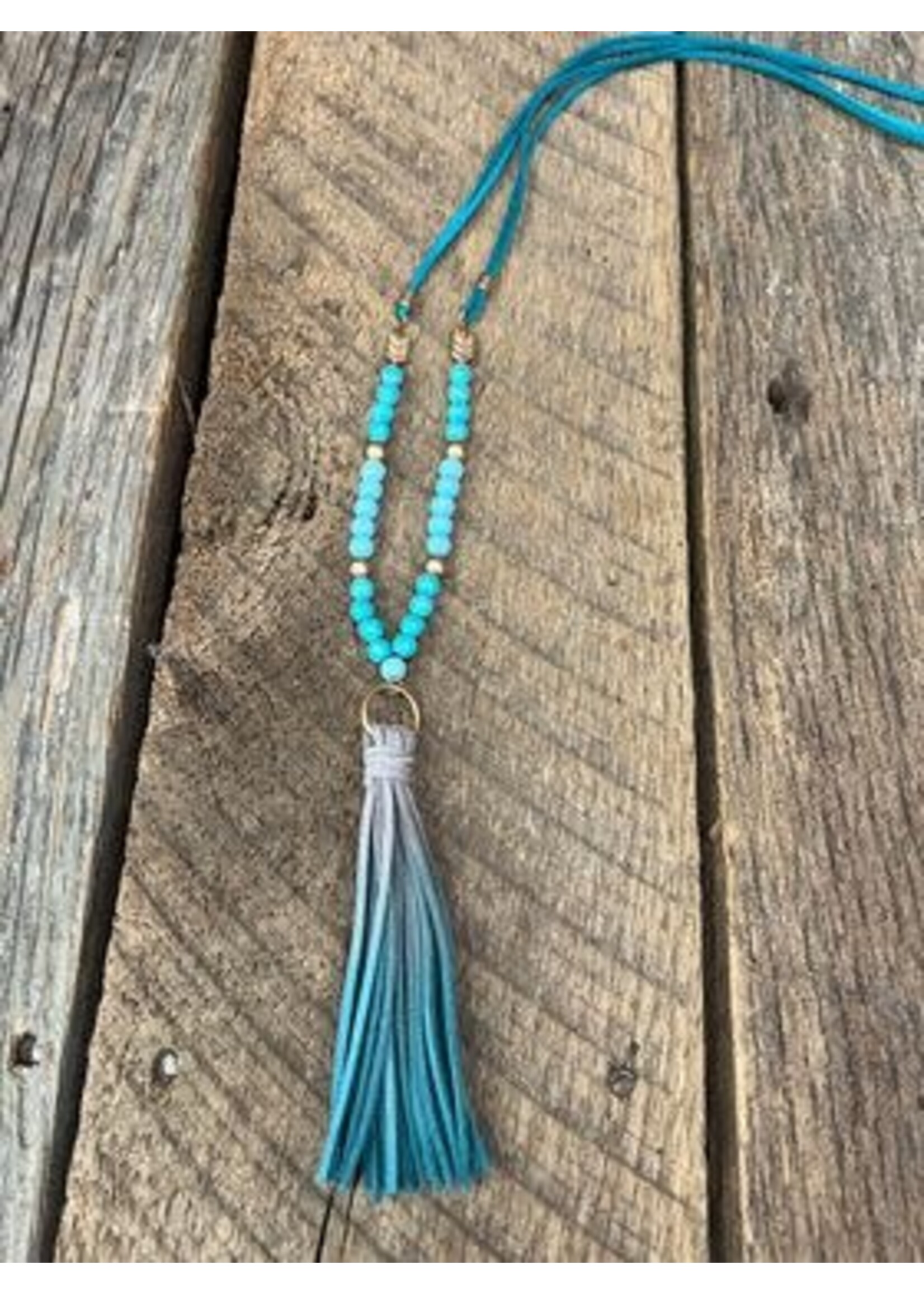 Asst. Leather Beaded Necklaces