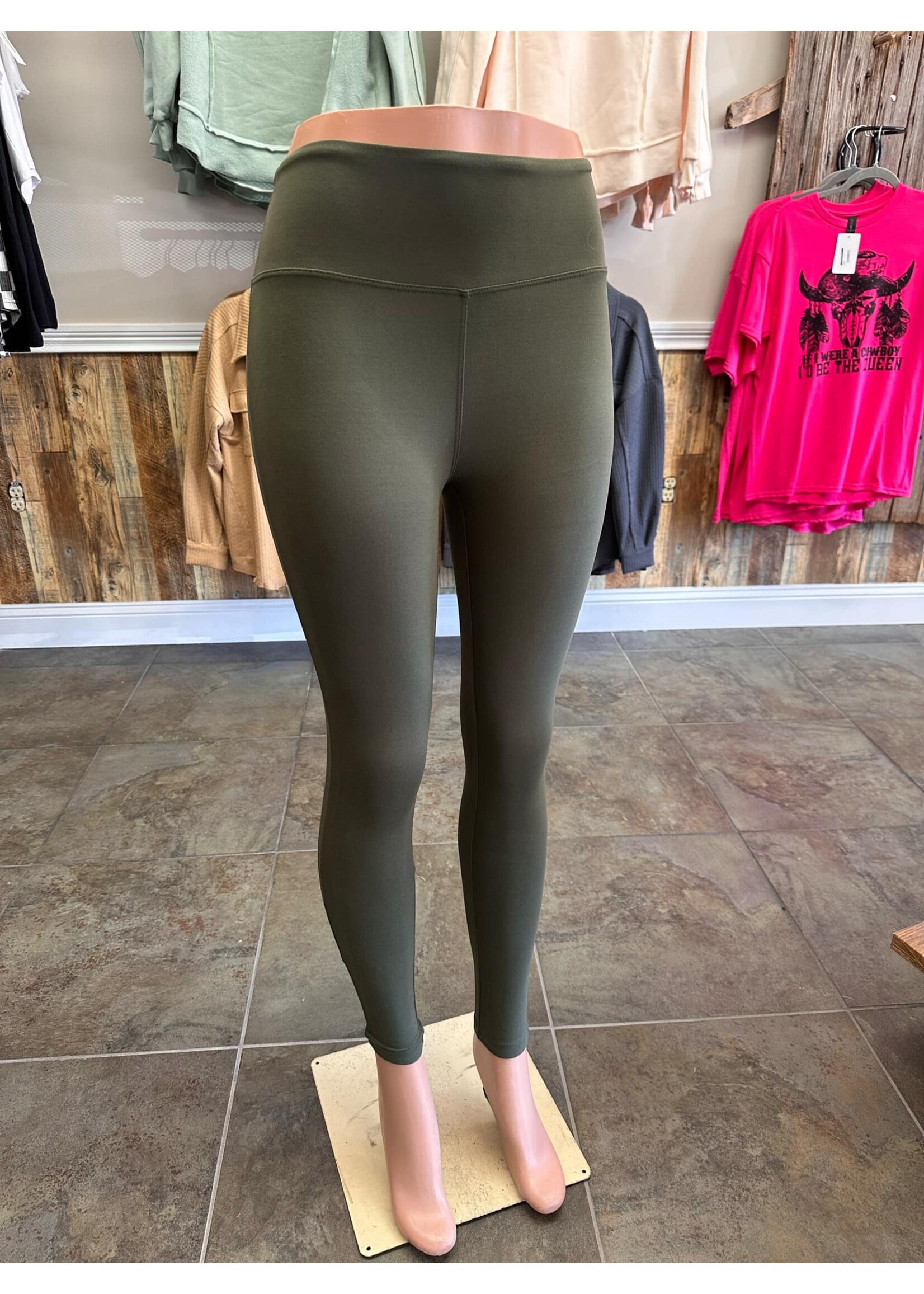Zenana Cotton Full Length Leggings