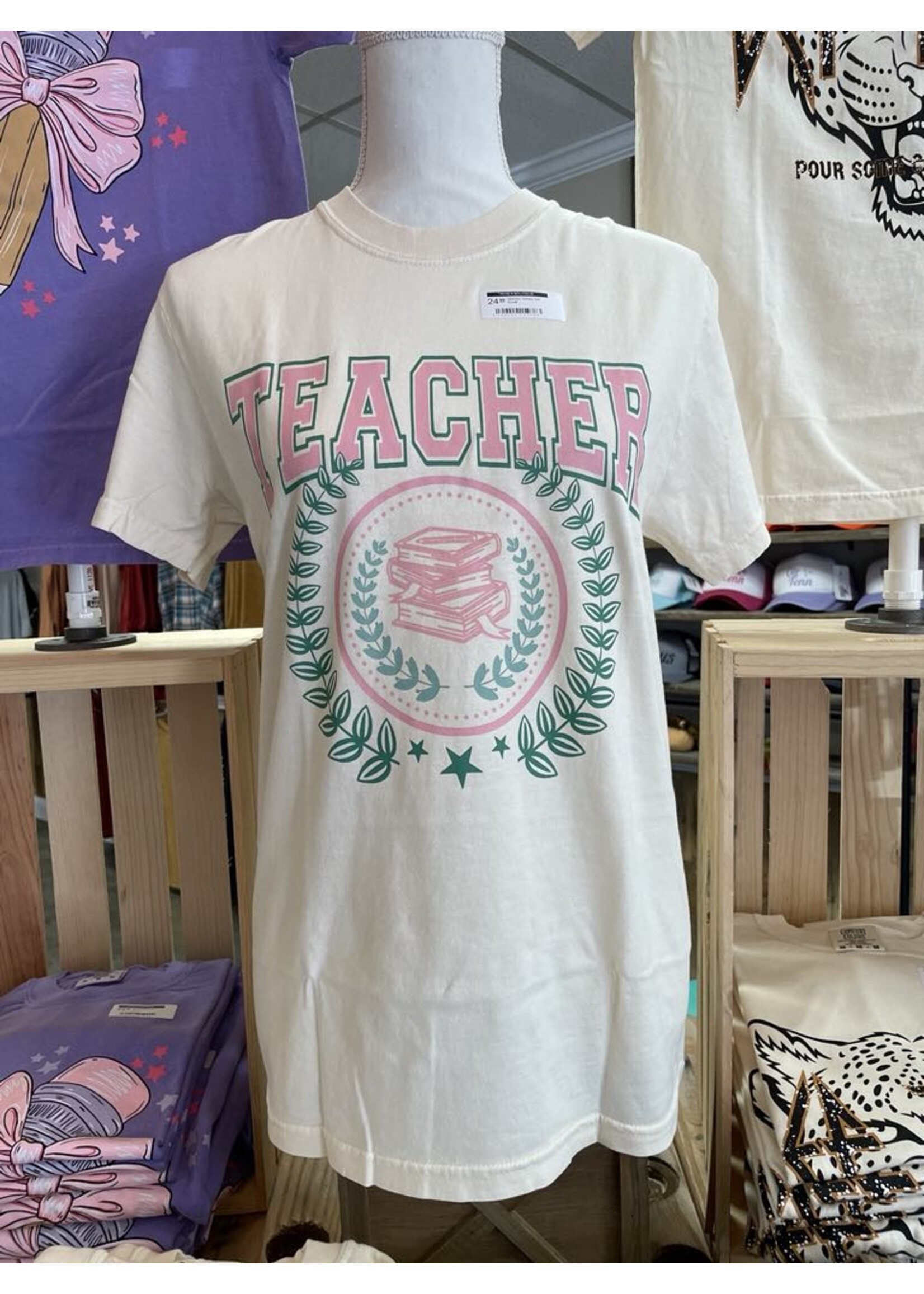 Teacher Varisty Tee