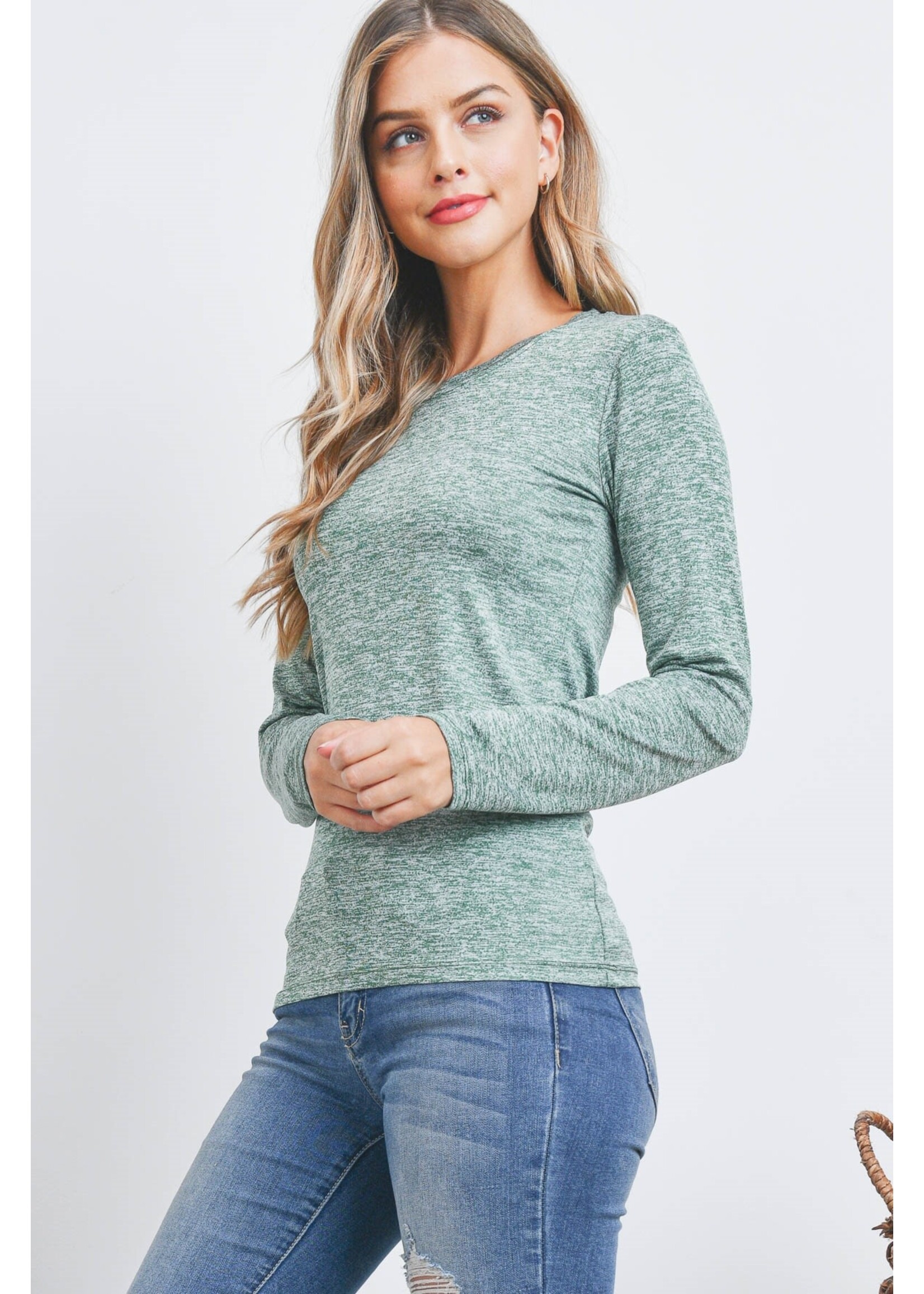 Teal Long Sleeve Top