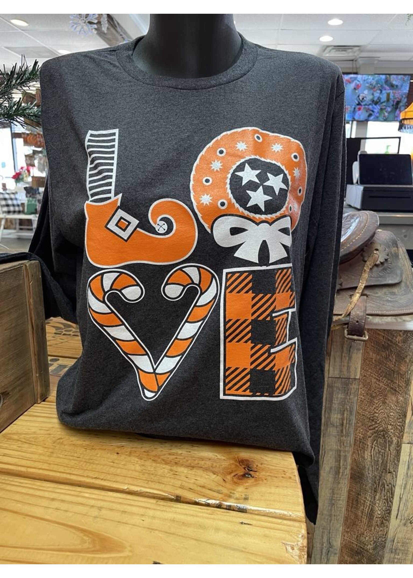 Christmas LOVE LS Tee