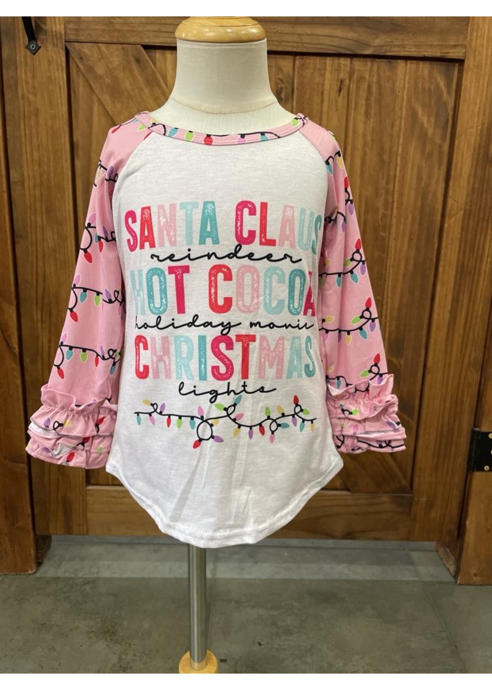 Clover Cottage Christmas Lights Raglan