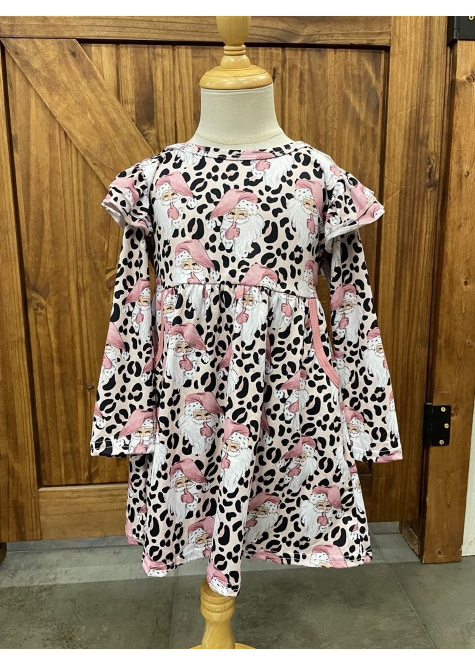 Clover Cottage Pink Santa Dress