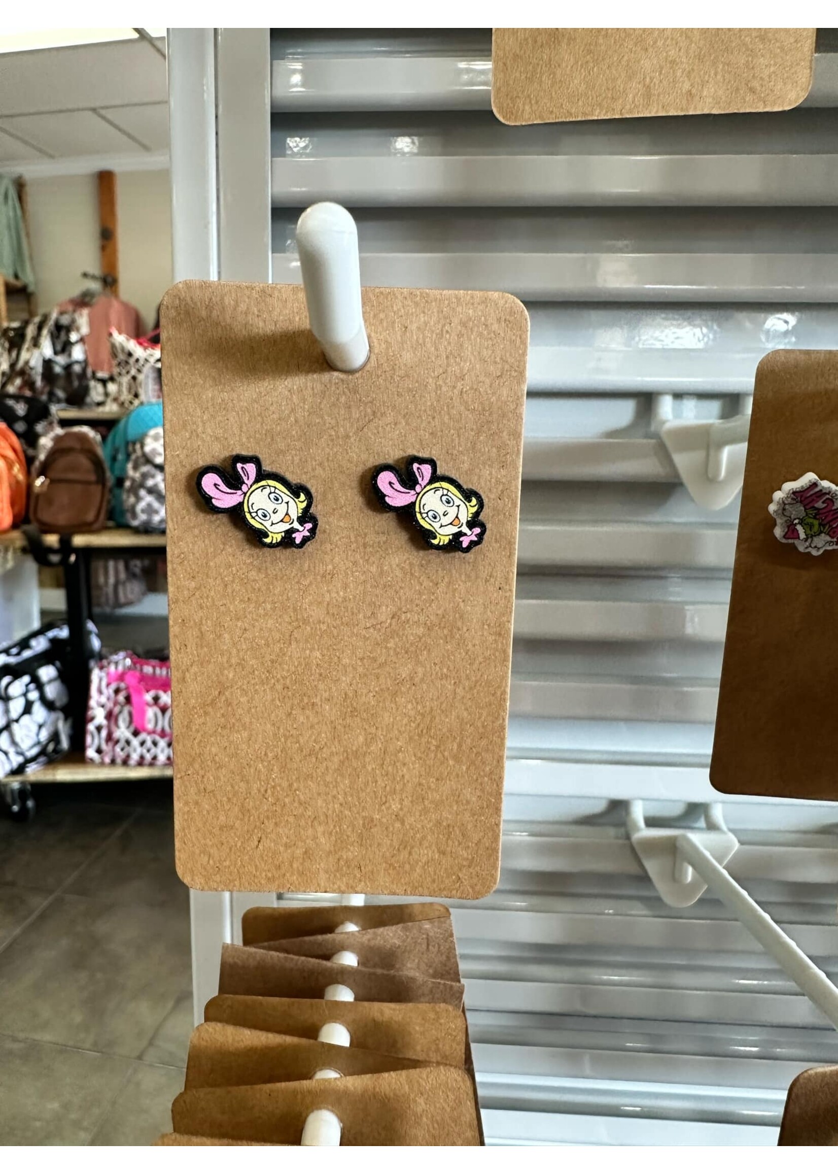 Character Christmas Studs