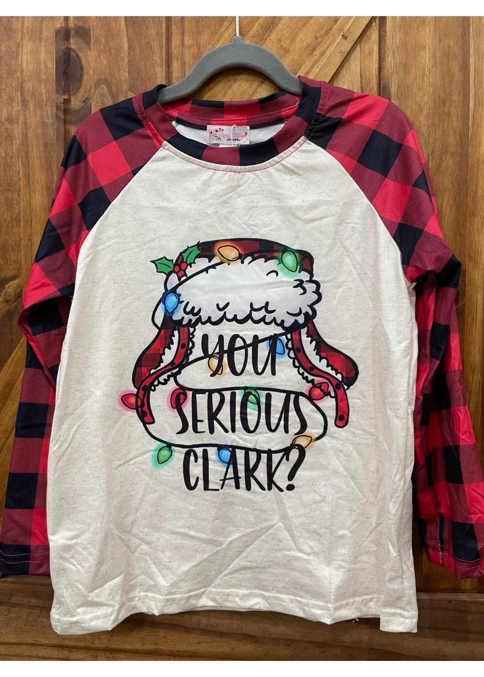 Serious Clark Raglan Kids