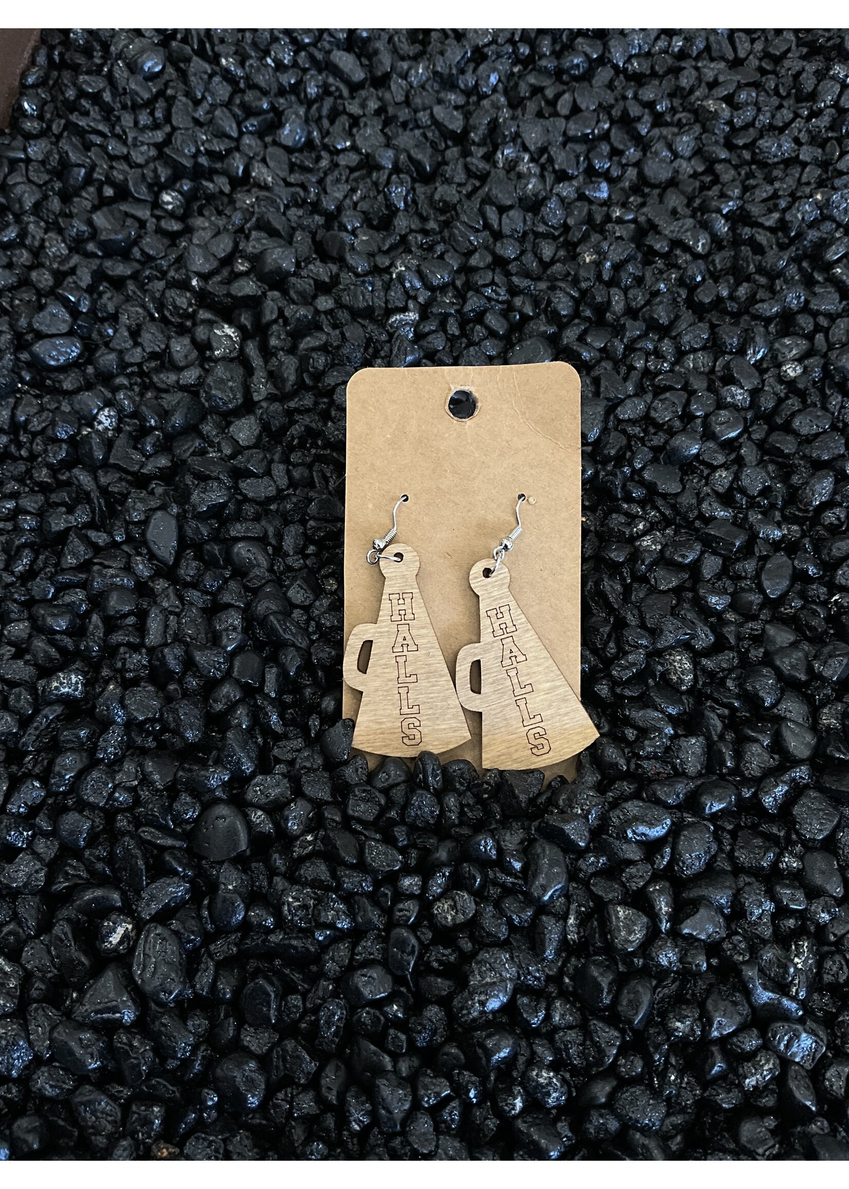Halls Wood sport earrings