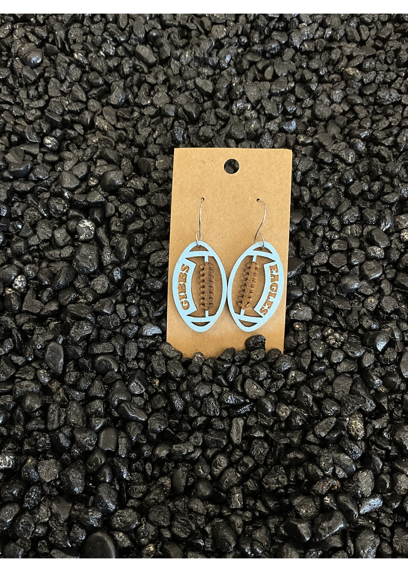 Gibbs Football Dangle Earrings