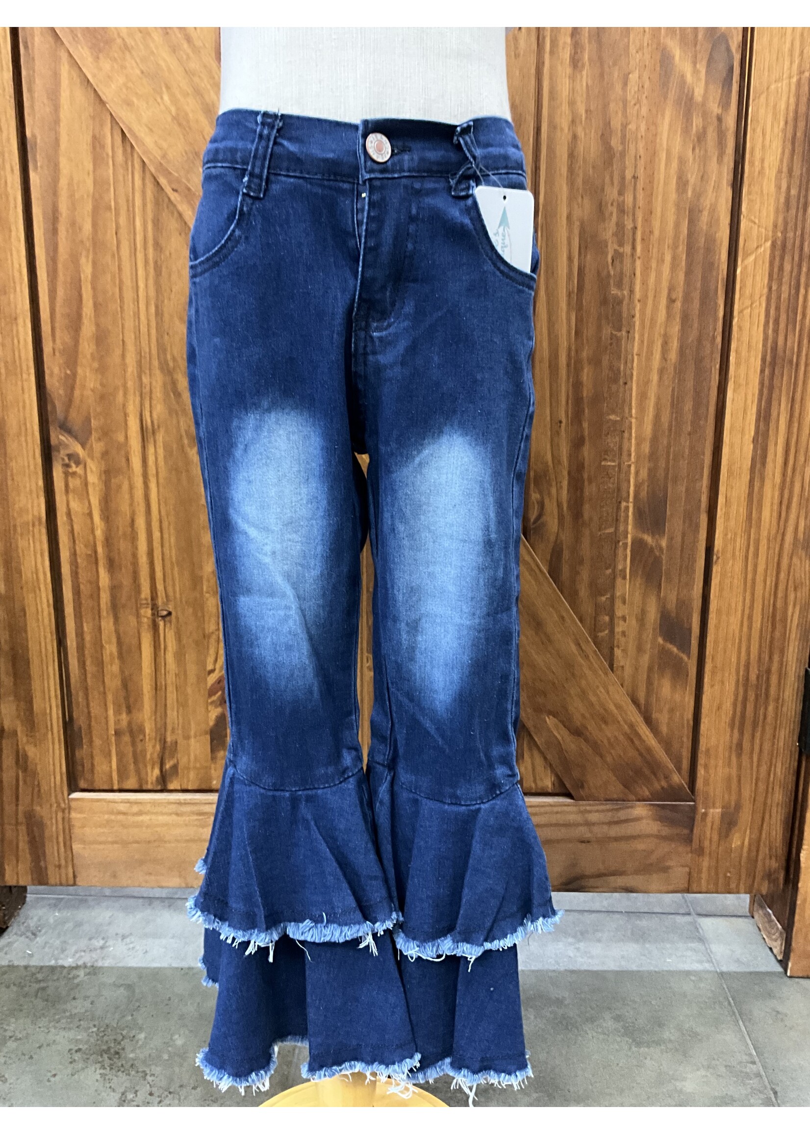 Girls Denim Flare Jeans