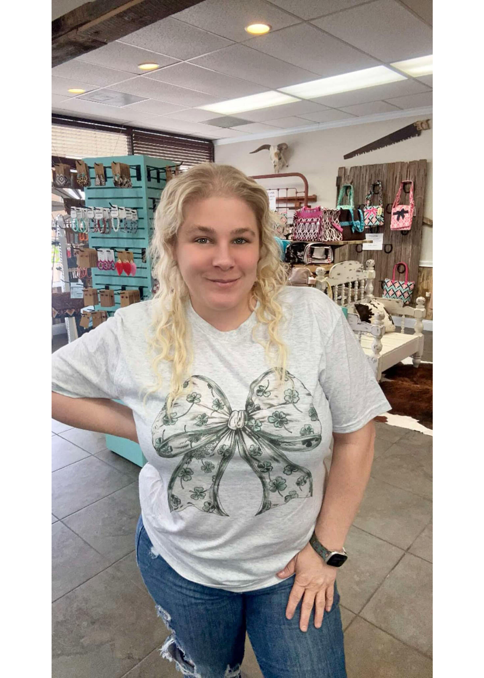 St. Patty Bow Tee