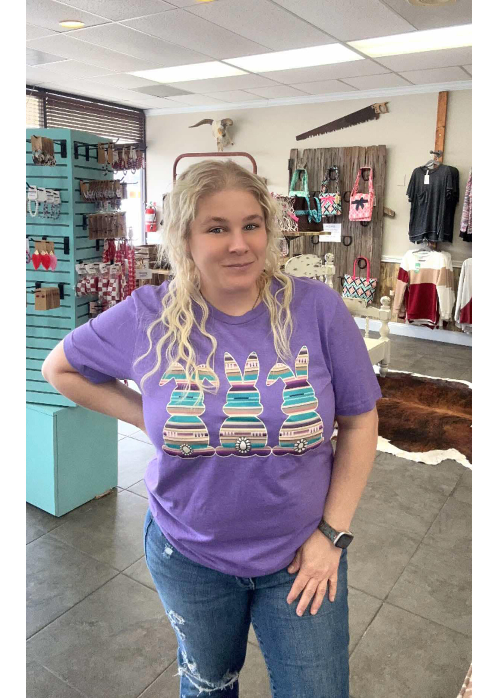 Sterling kreek Serape Bunny Tee
