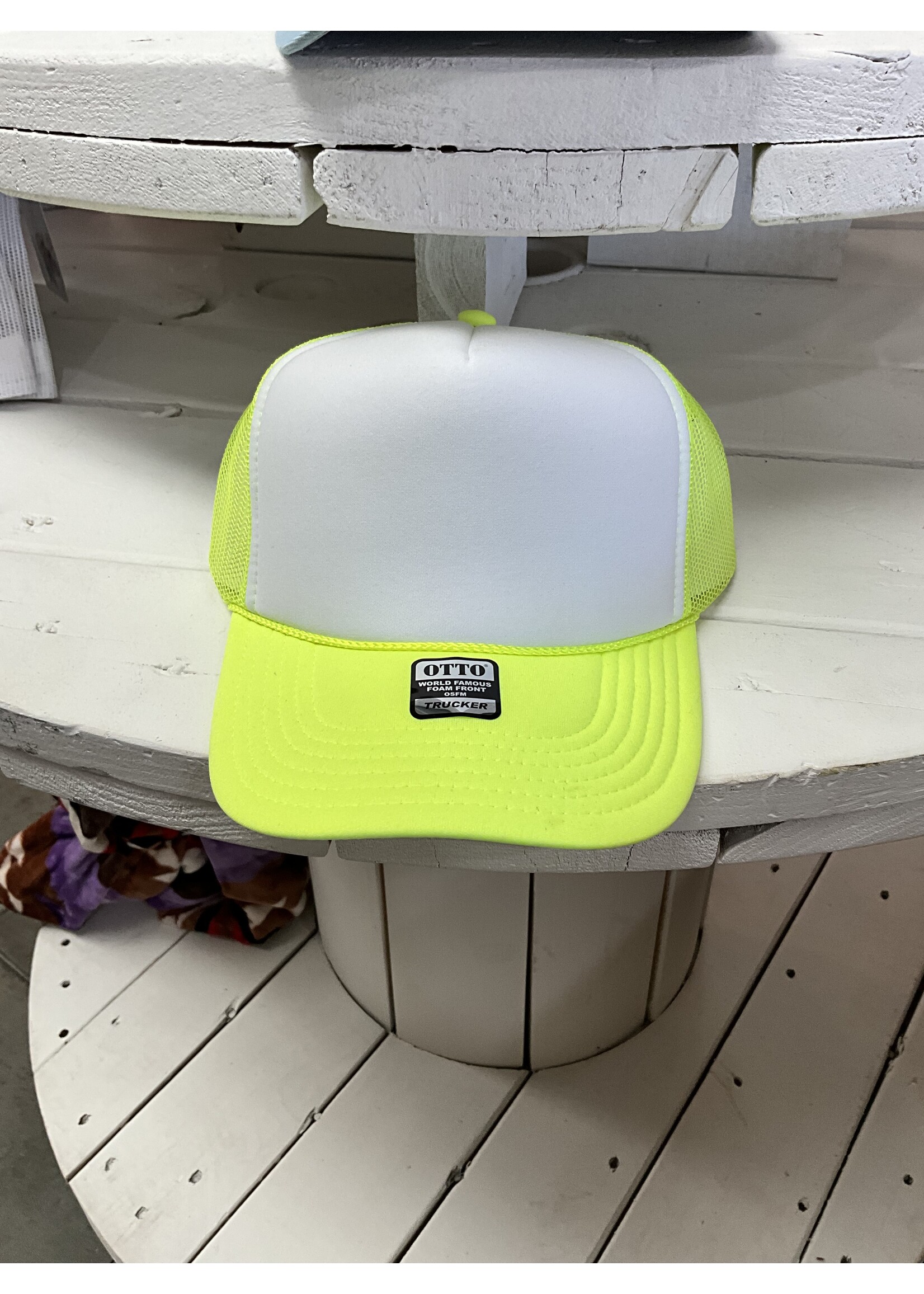 Neon Blank Trucker Hats