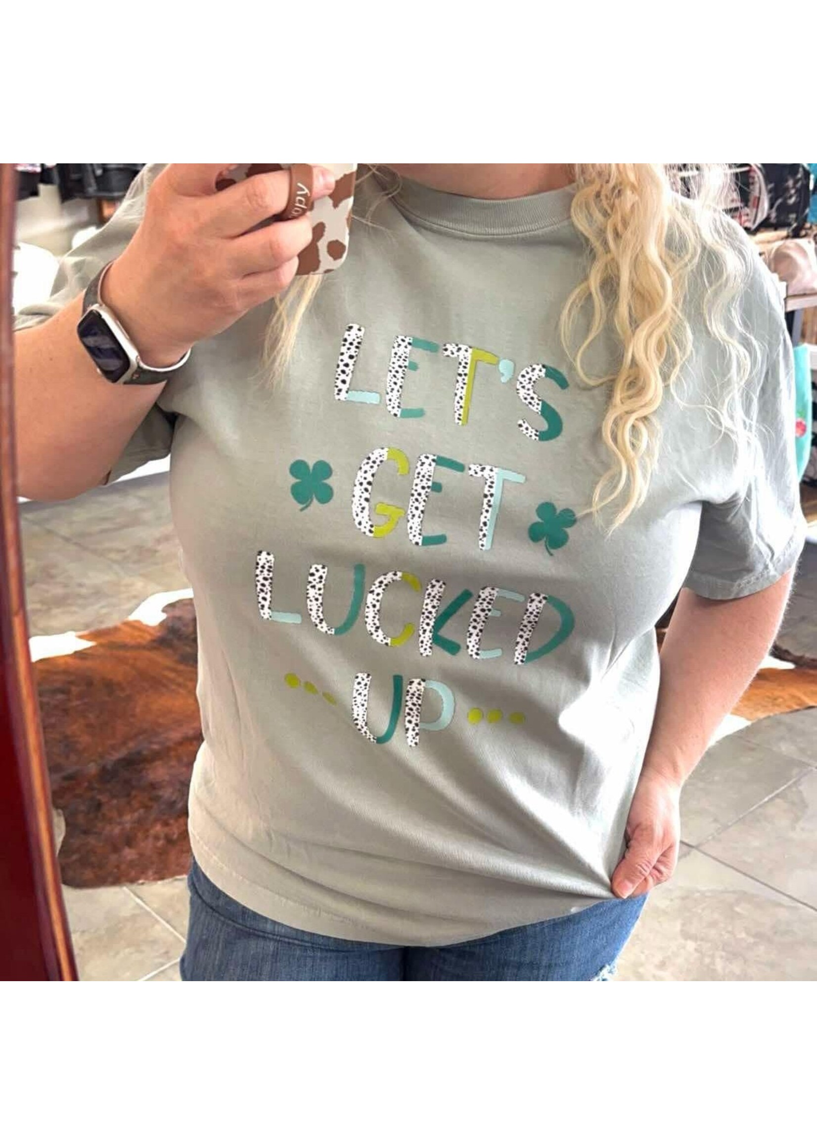 Comfort Colors Let's Get Lucked Up Tee