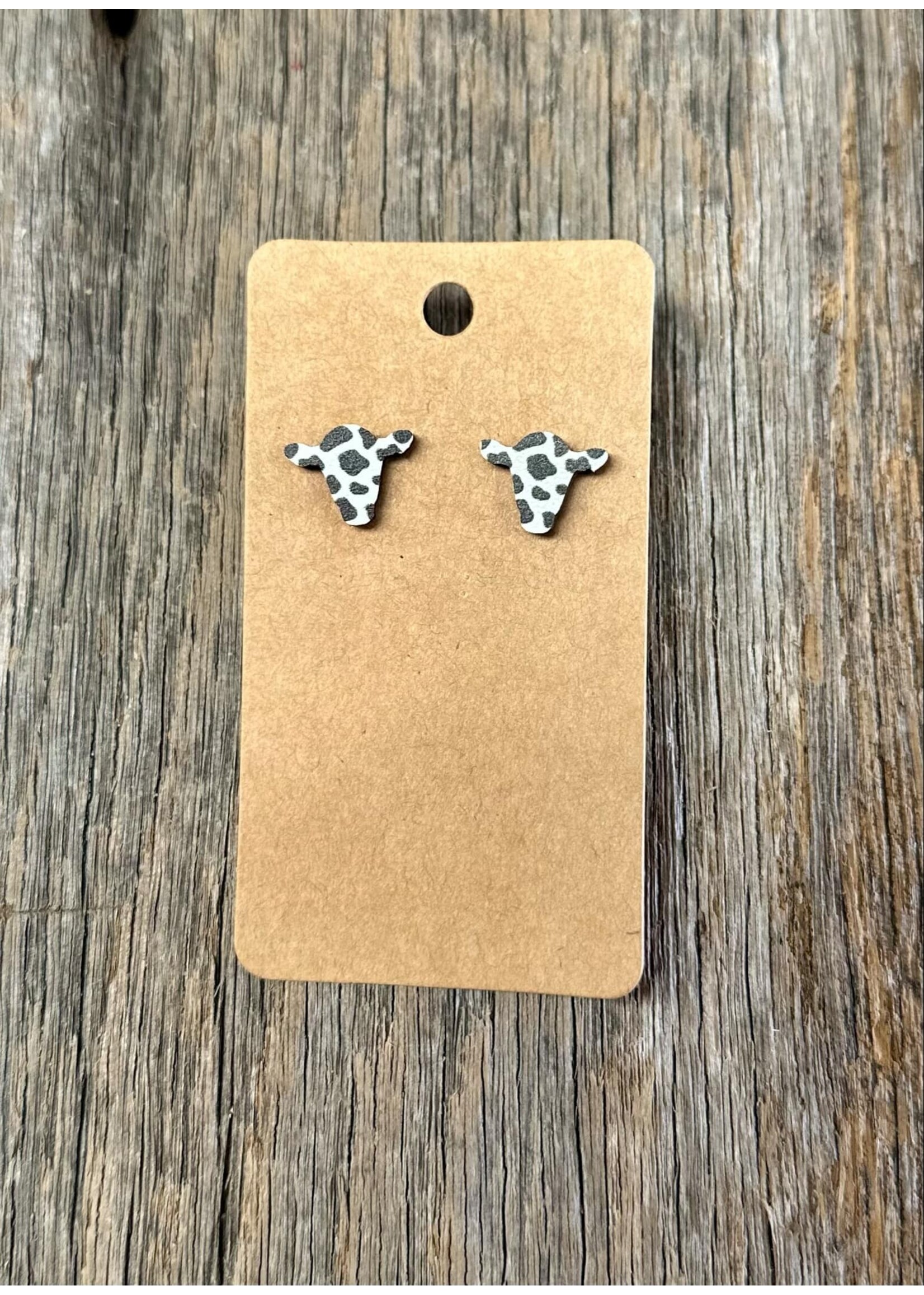 Cow Stud Earrings (Several Colors)