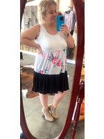 Hemish Ivory Tank Dress