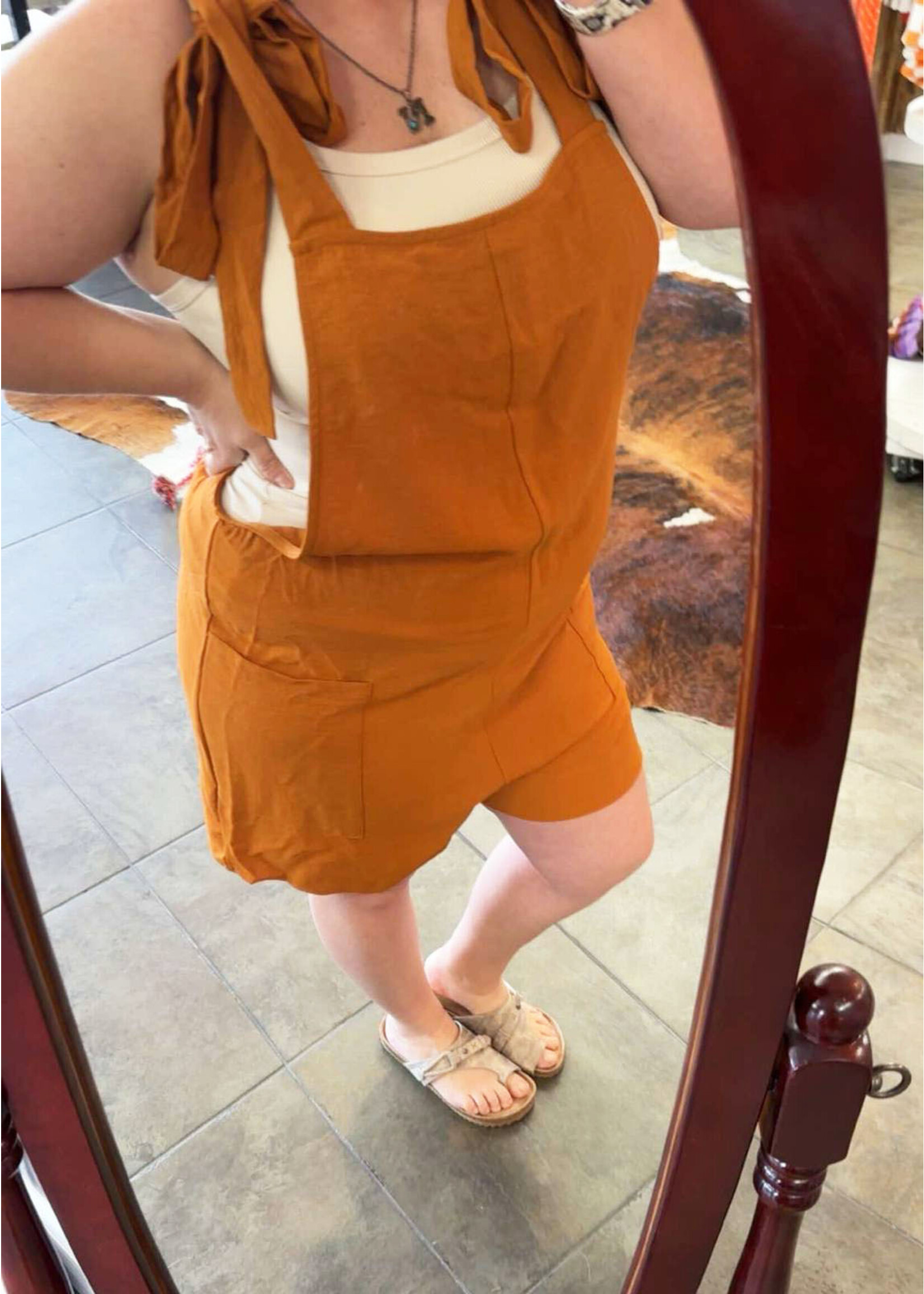 Hemish Copper Romper