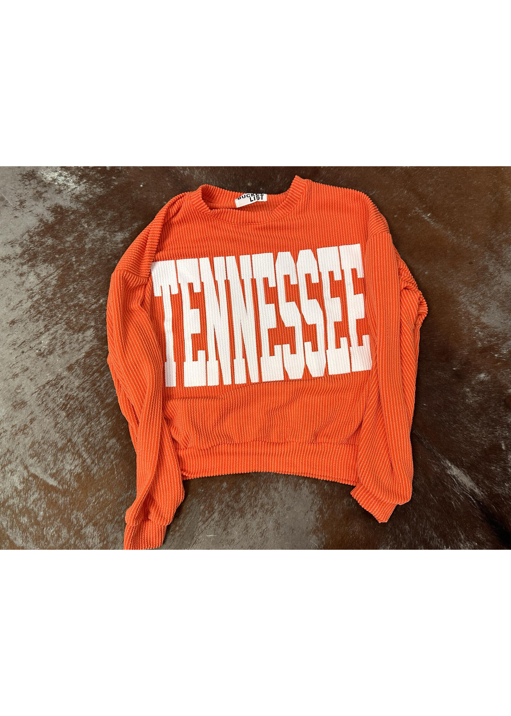 Bucketlist Oversized TN Crewneck - Orange