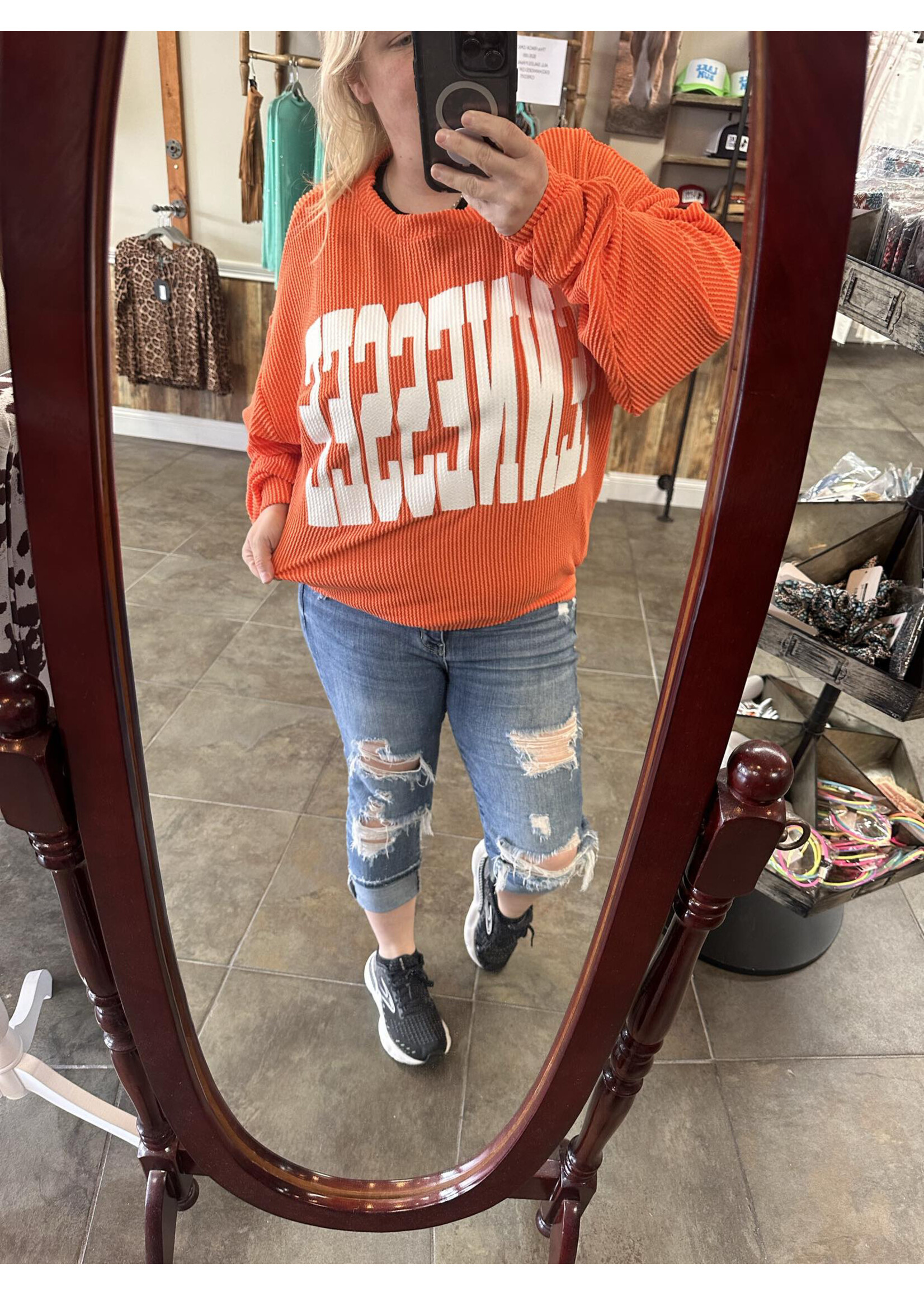 Bucketlist Oversized TN Crewneck - Orange