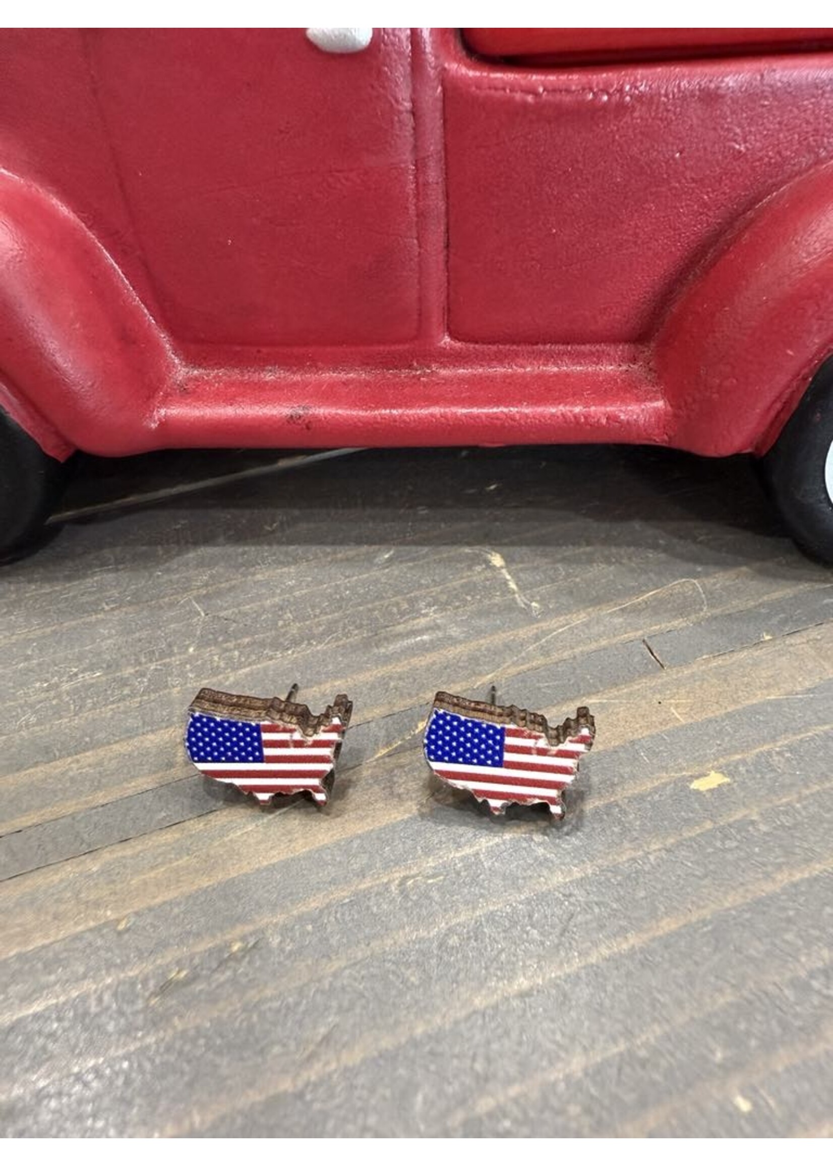 Patriotic Stud Earrings